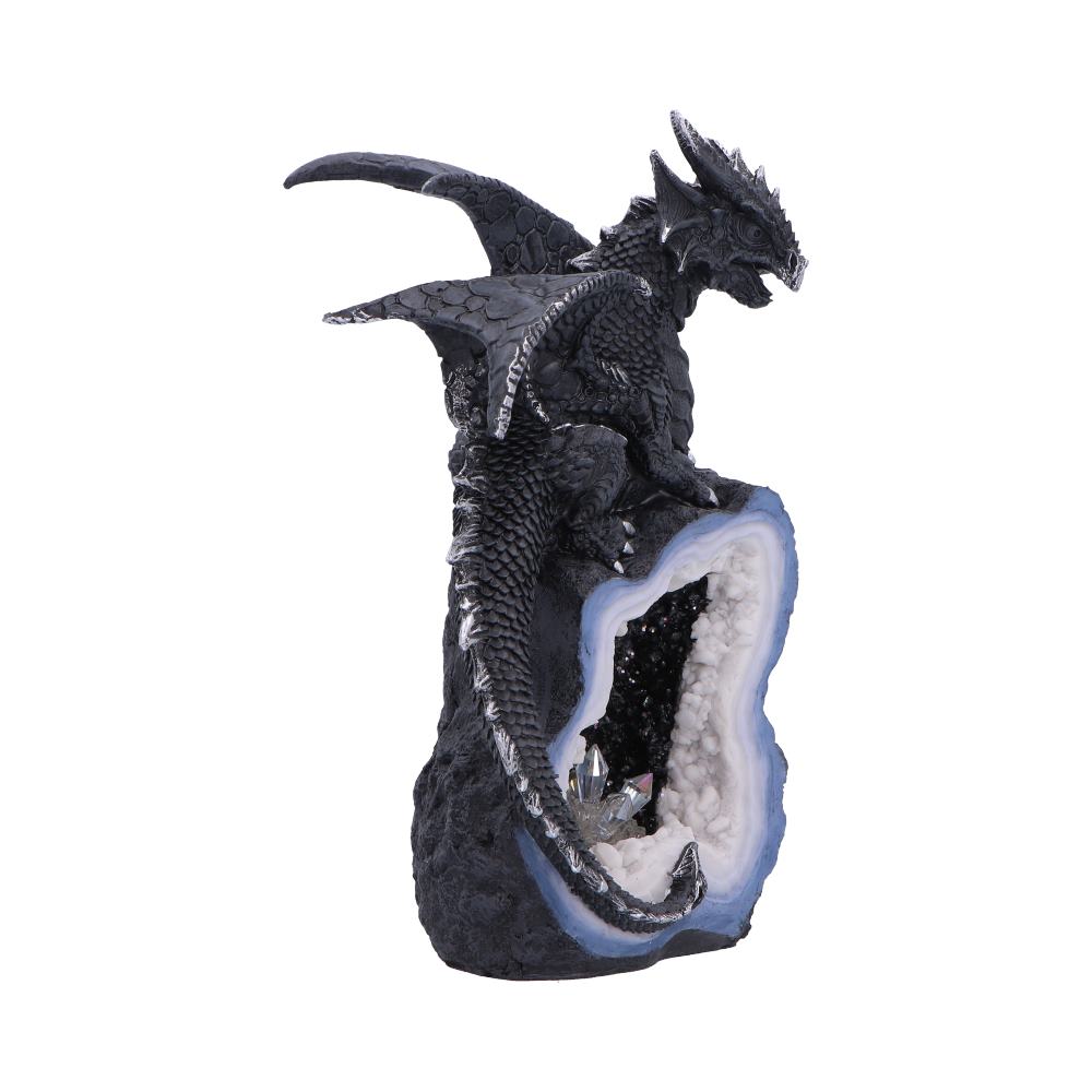 Black Dragon on Geode Figurine 20.8cm - Shop Figurines Medium (15-29cm) At Gift Moments - 5