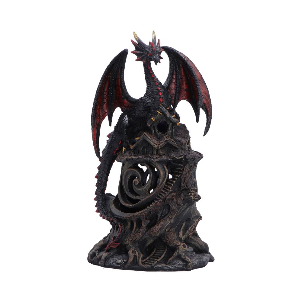 Light-up Red and Black Dragon Hollow Figurine 23.5cm - Shop Figurines Medium (15-29cm) At Gift Moments - 3