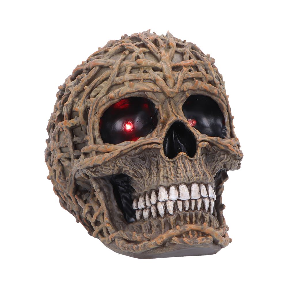 Rooted Vine Skull LED Figurine 15.8cm - Shop Figurines Medium (15-29cm) At Gift Moments - 2