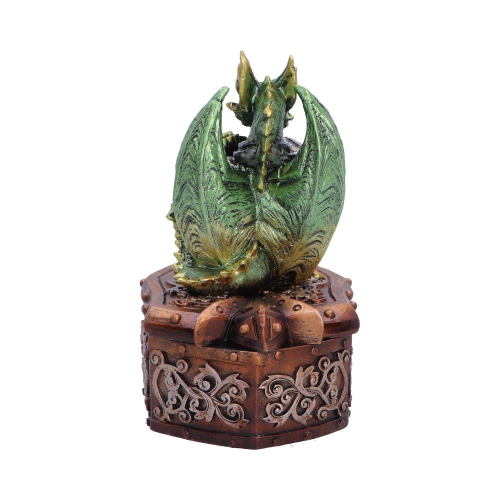 Green Dragon Shield on Shield Box 13.4cm - Shop Boxes At Gift Moments - 4