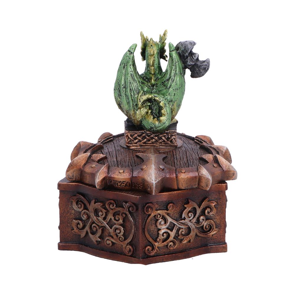 Green Dragon on Shield Box 10.5cm - Shop Boxes At Gift Moments - 4