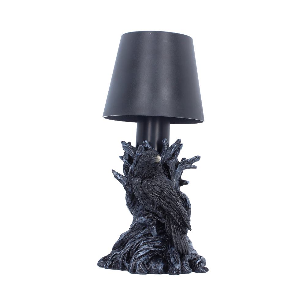 Gothic Raven LED Lamp 25cm - Shop Lamps At Gift Moments - 2
