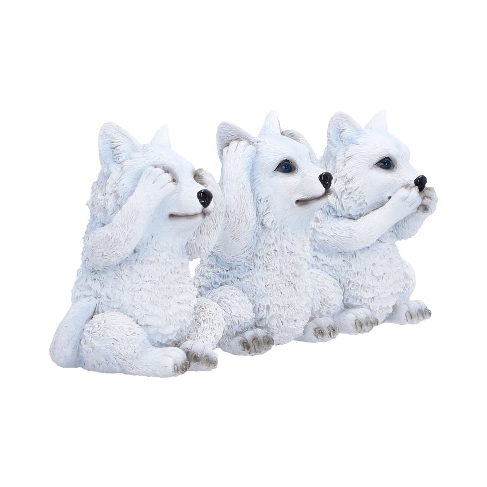 Three Wise Wolf Pups 9cm - Shop Figurines Small (Under 15cm) At Gift Moments - 5