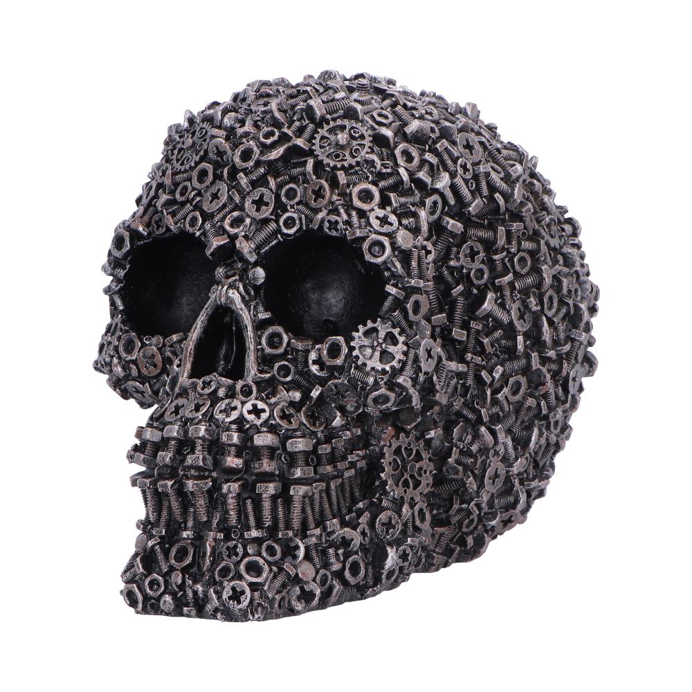 Screwed Skull Figurine 12cm - Shop Figurines Medium (15-29cm) At Gift Moments - 3