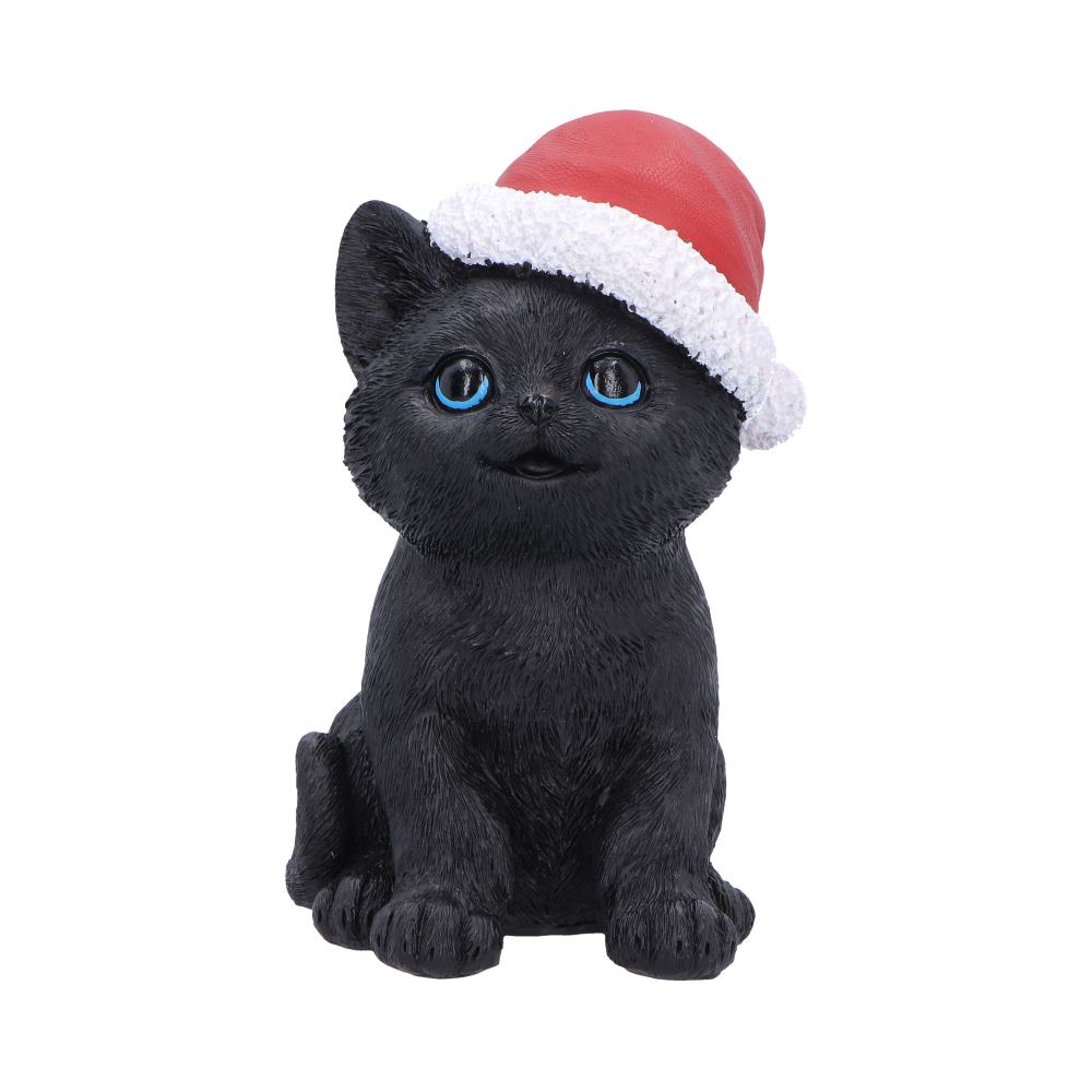 Black Cat with Santa Hat 18cm - Shop Figurines Medium (15-29cm) At Gift Moments - 2