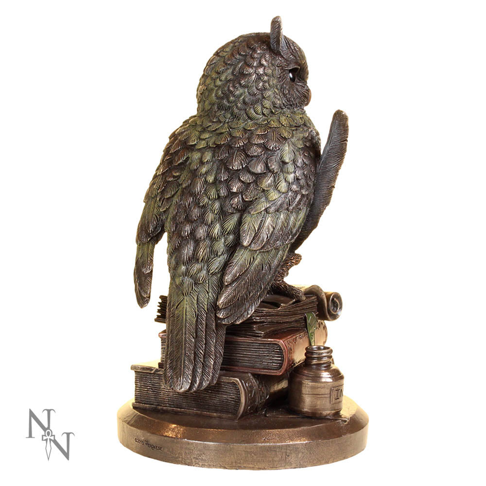 Ulula Bronze Academic Owl Figurine - Shop Figurines Medium (15-29cm) At Gift Moments - 5