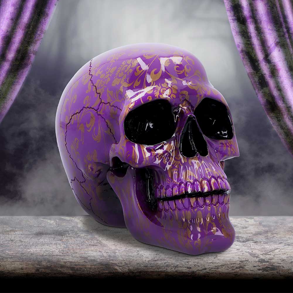 Violet Elegance Skull 18.5cm: 1 - Figures & Collectables By Gift Moments