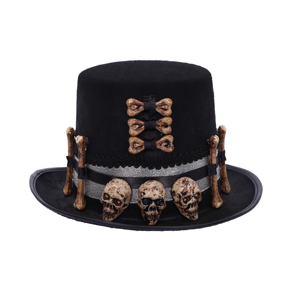 Voodoo Priest’s Skull and Bone Top Hat: 2 - Masks and Hats By Gift Moments