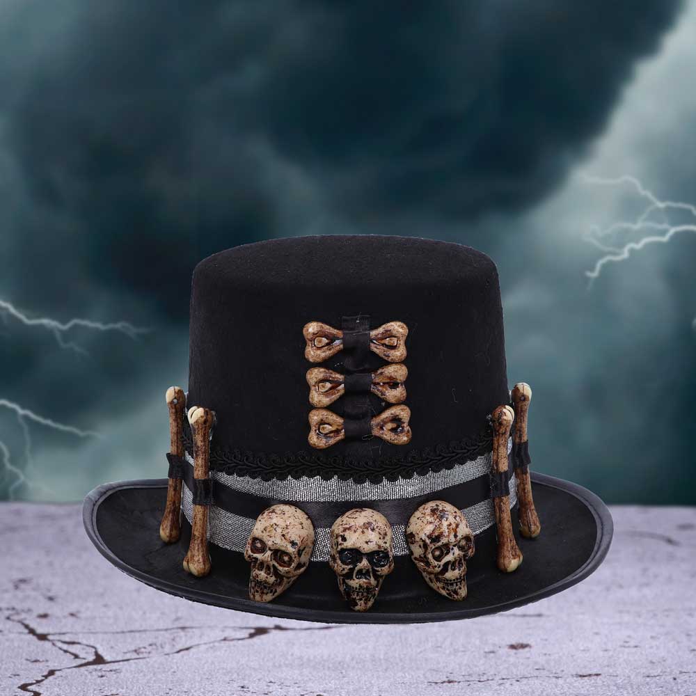 Voodoo Priest’s Skull and Bone Top Hat: 1 - Masks and Hats By Gift Moments