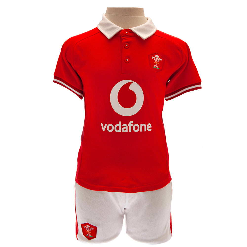 Wales RU Shirt & Short Set 6/9 mths SP: 1 - Baby Clothing By Gift Moments