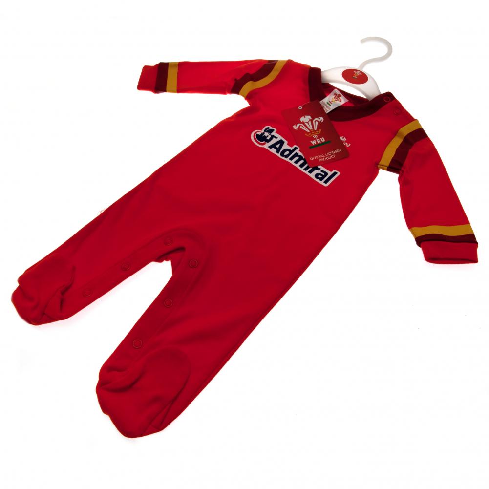 Wales RU Sleepsuit 12/18 mths GD: 3 - Baby Clothing By Gift Moments