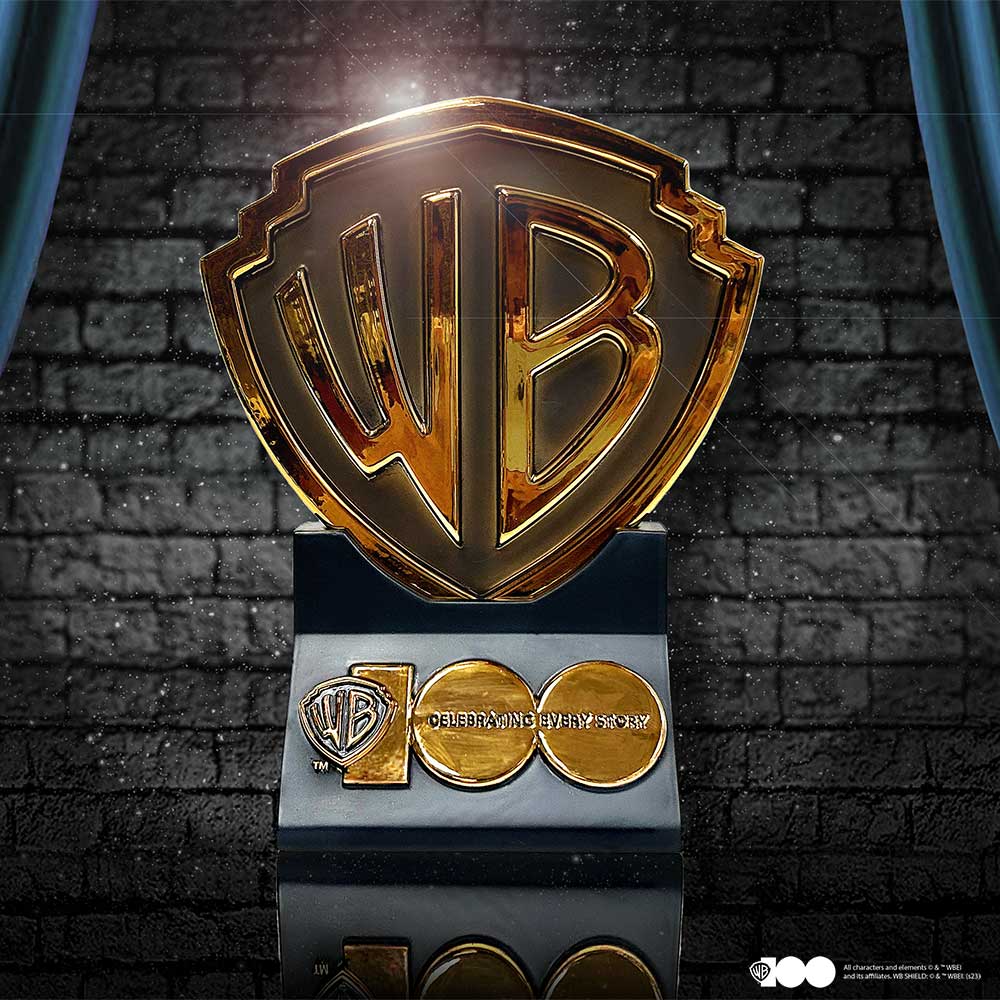 Warner Brothers 100 Gold Commemorative Shield 20cm: 1 - Figures & Collectables By Gift Moments