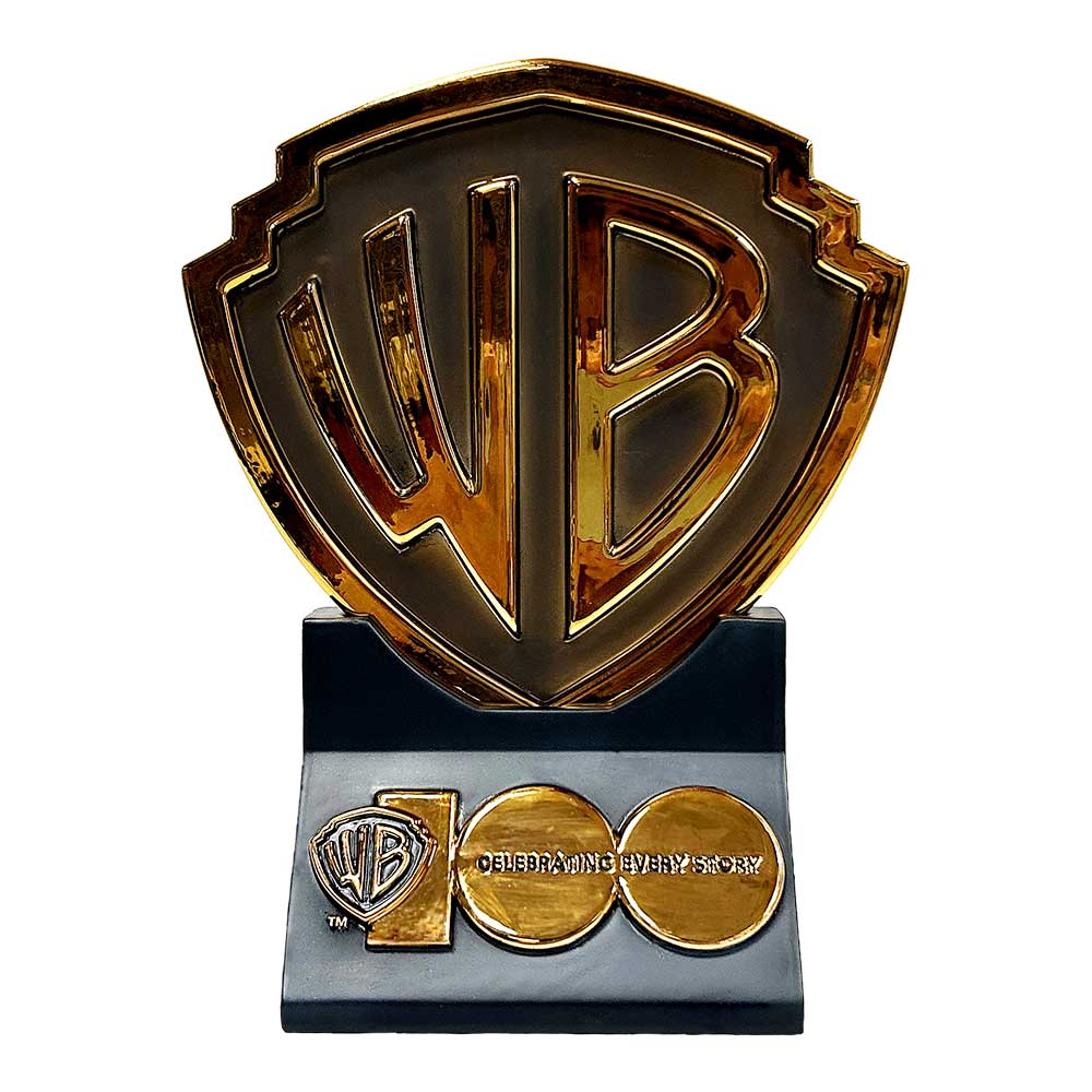 Warner Brothers 100 Gold Commemorative Shield 20cm: 2 - Figures & Collectables By Gift Moments