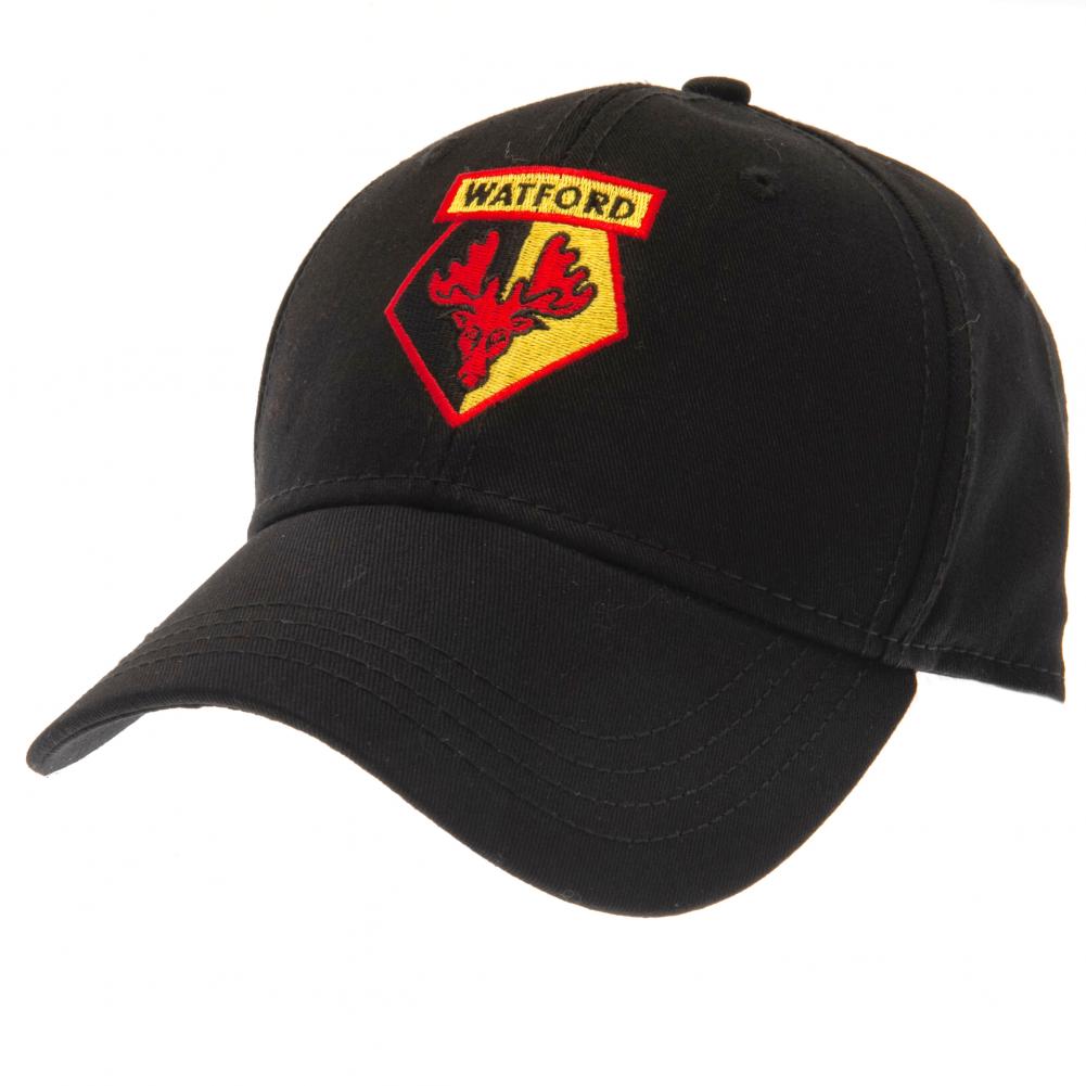 Watford FC Core Black Cap - Shop Caps & Hats At Gift Moments - 1