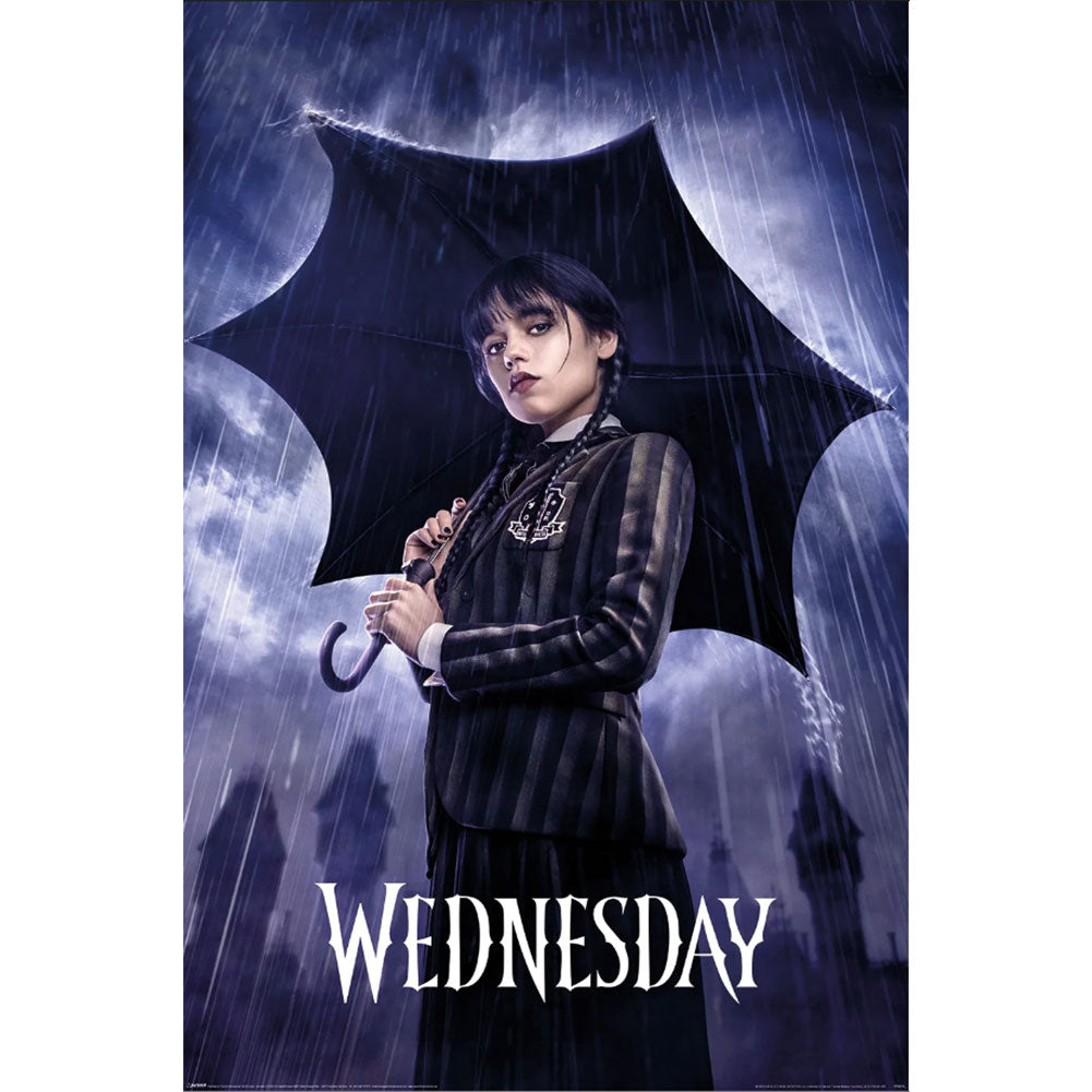Wednesday Poster Downpour 246 - Shop Posters At Gift Moments - 1