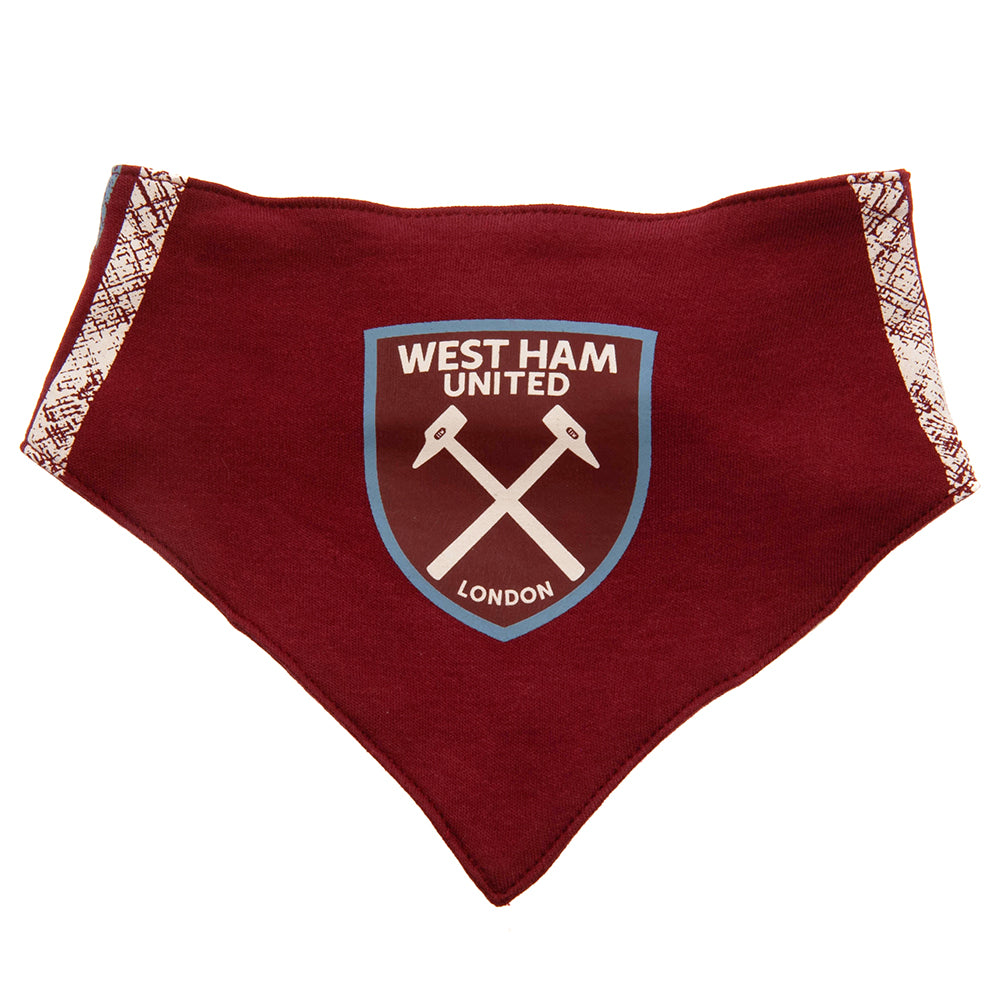 West Ham United FC 2 Pack Bibs ST: 2 - Baby Clothing By West Ham United