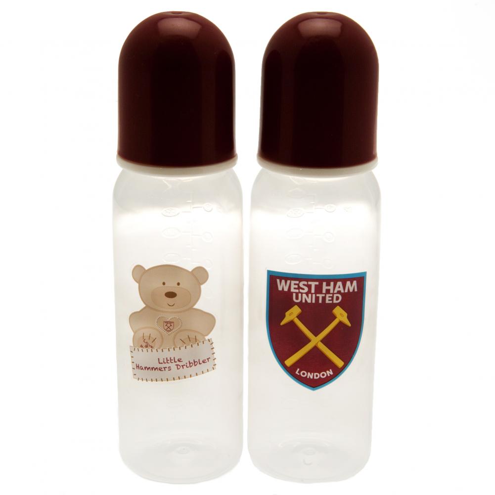 West Ham United FC 2pk Feeding Bottles: 2 - Baby By West Ham United