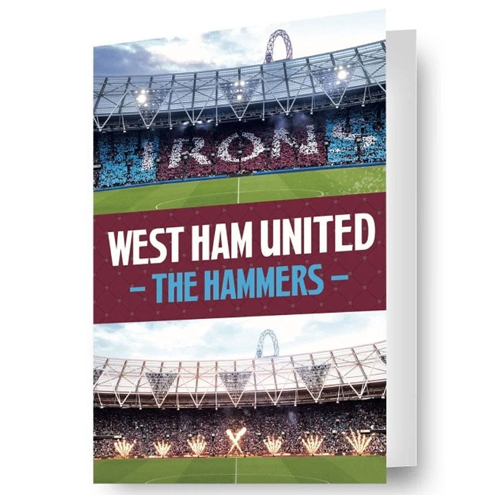 West Ham United FC 3D Lenticular Birthday Card: 1 - Greeting Cards By West Ham United