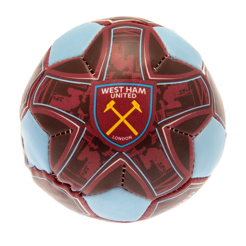 West Ham United FC 4 inch Soft Ball - Shop Balls At Gift Moments - 1