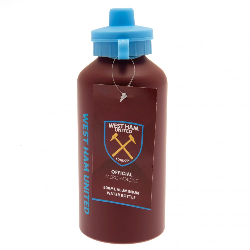West Ham United FC Aluminium Drinks Bottle MT: 3 - Water Bottles By West Ham United