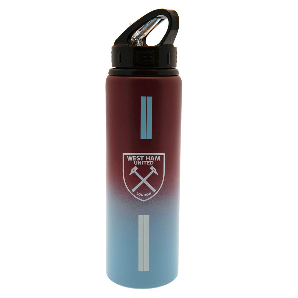 West Ham United FC Aluminium Drinks Bottle ST: 1 - Water Bottles By West Ham United