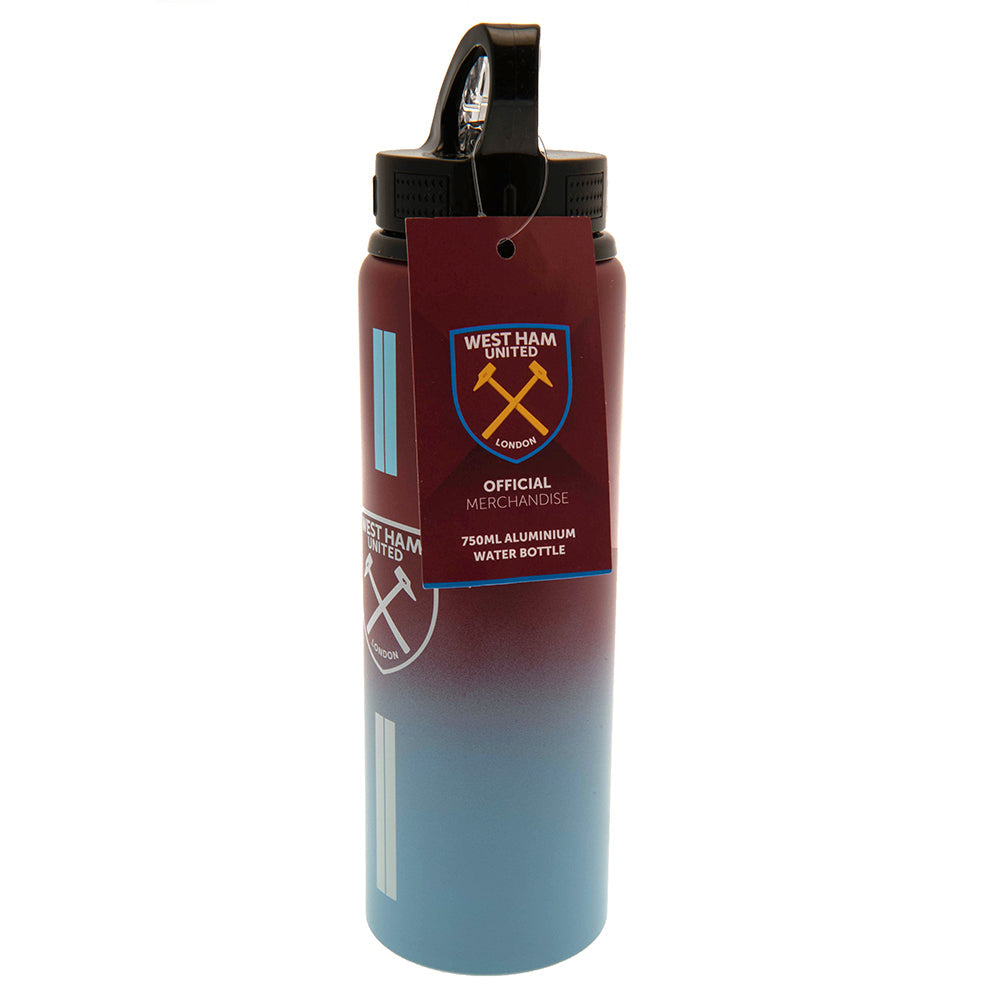 West Ham United FC Aluminium Drinks Bottle ST: 3 - Water Bottles By West Ham United