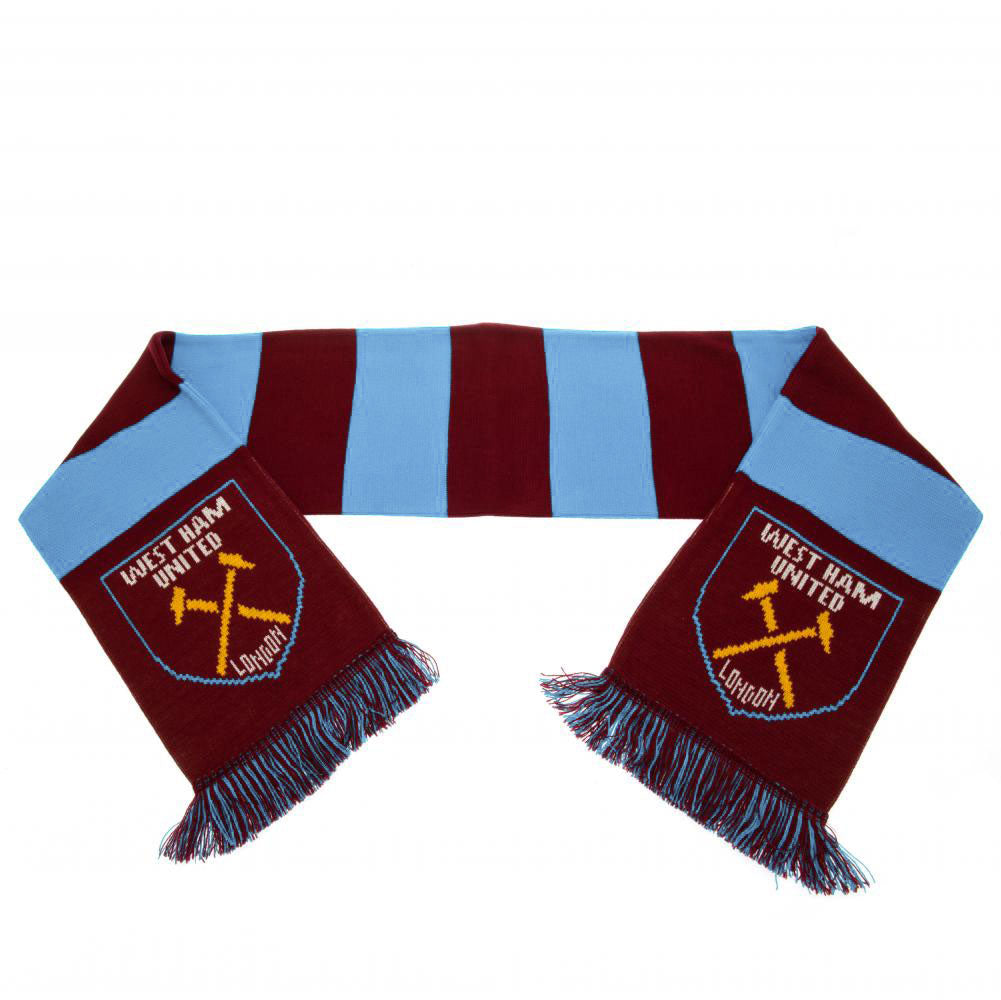 West Ham United FC Narrow Bar Scarf - Shop Scarves At Gift Moments - 3