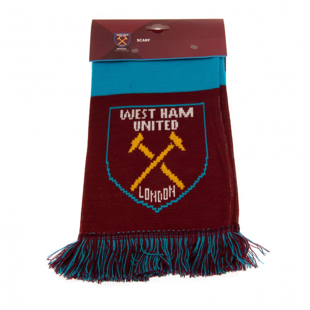 West Ham United FC Narrow Bar Scarf - Shop Scarves At Gift Moments - 8