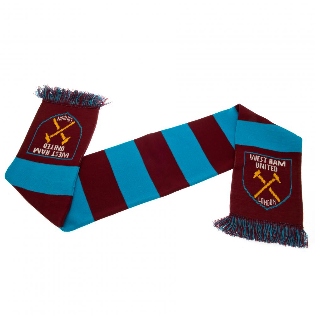 West Ham United FC Narrow Bar Scarf - Shop Scarves At Gift Moments - 6