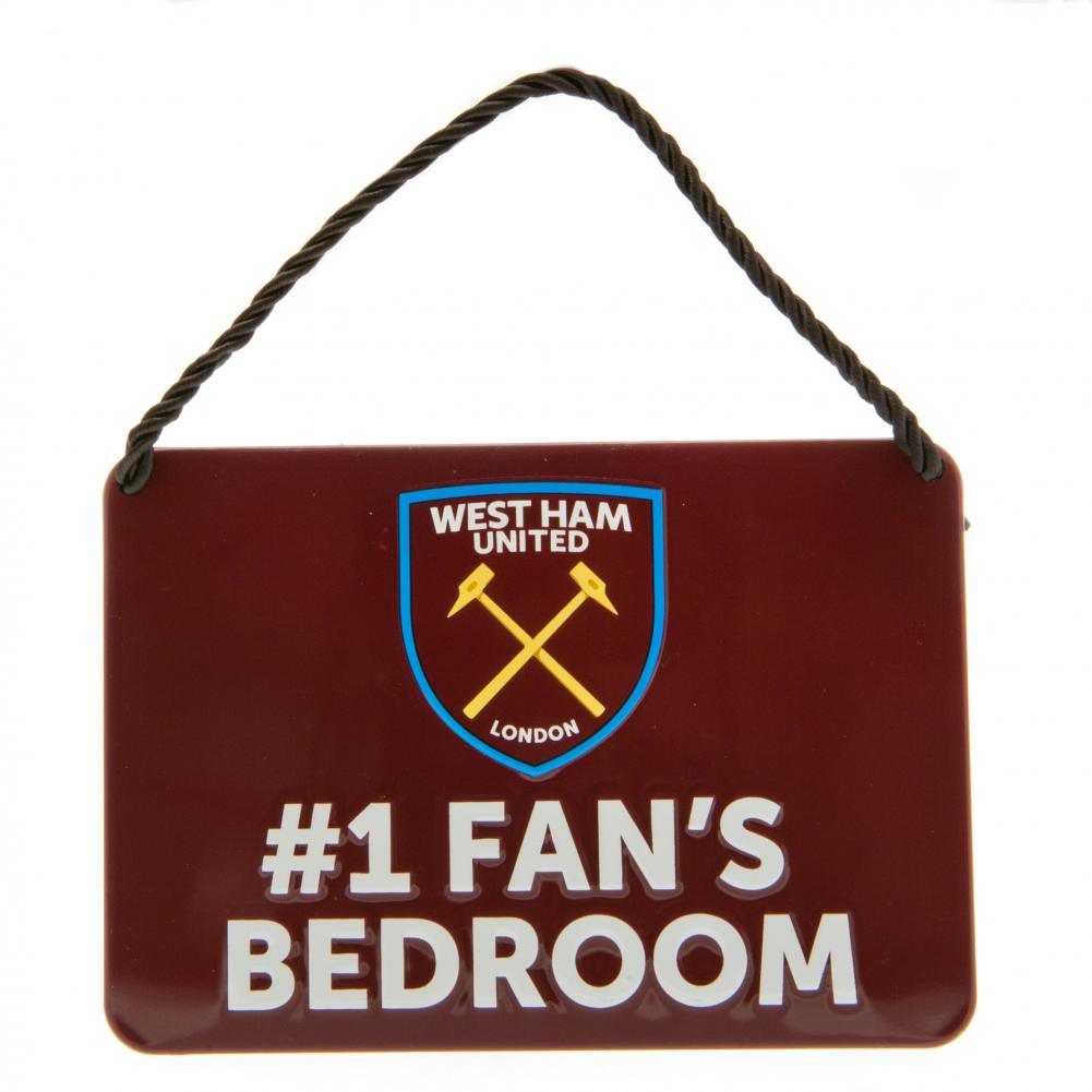 West Ham United FC Bedroom Sign No1 Fan: 2 - Bedroom By West Ham United