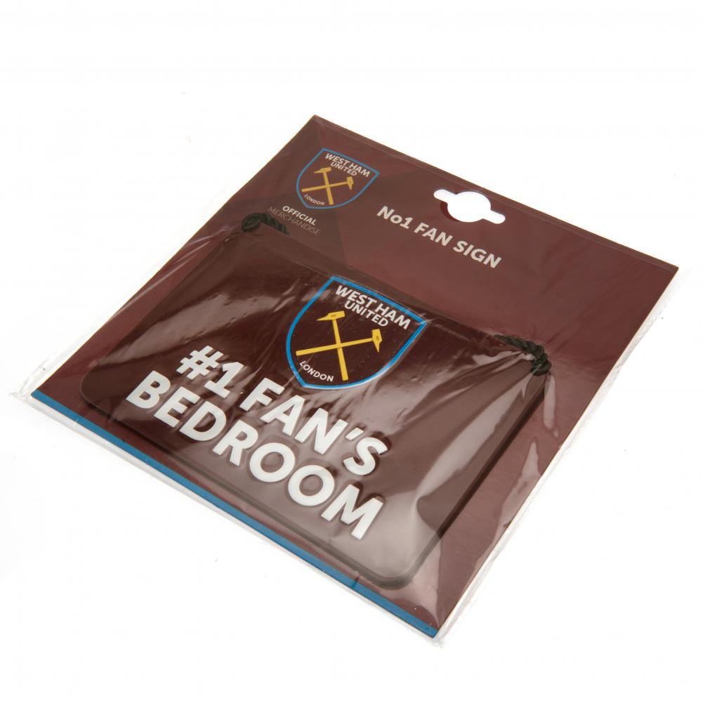 West Ham United FC Bedroom Sign No1 Fan: 3 - Bedroom By West Ham United