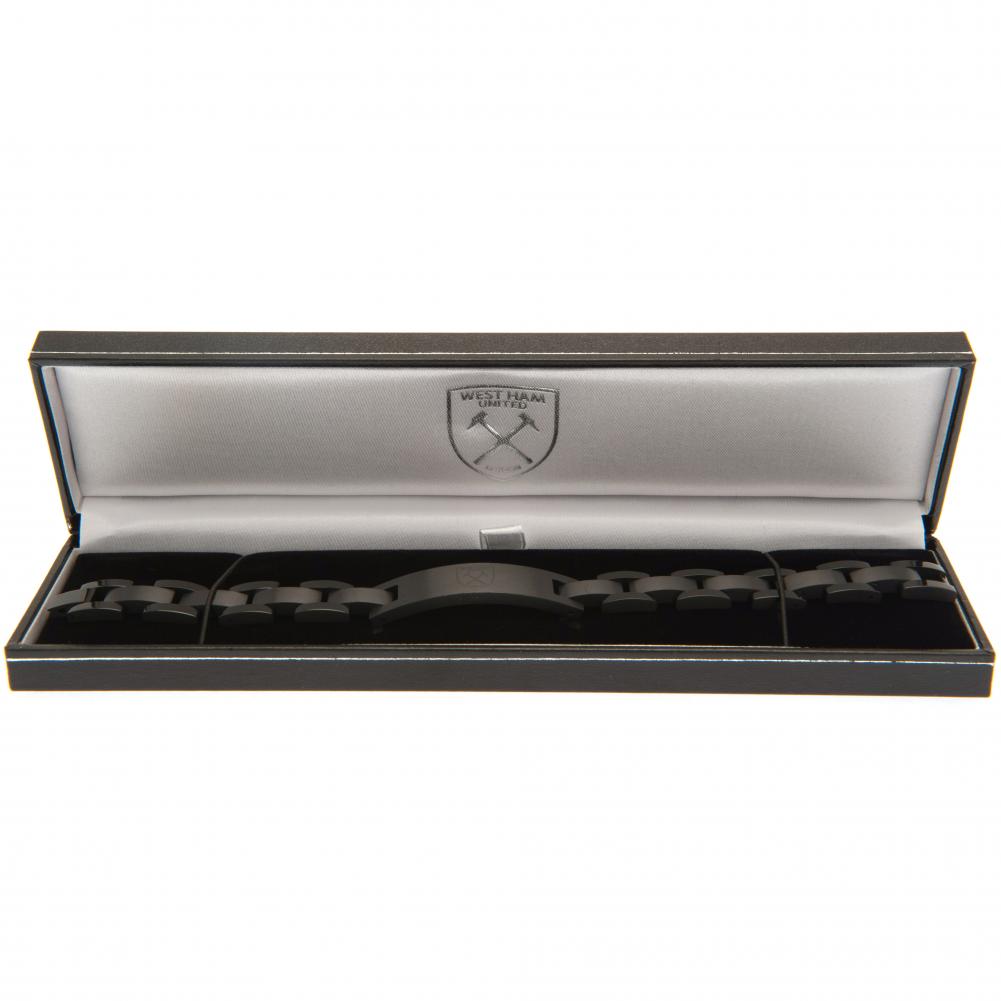 West Ham United FC Black IP Bracelet: 3 - Jewellery By West Ham United