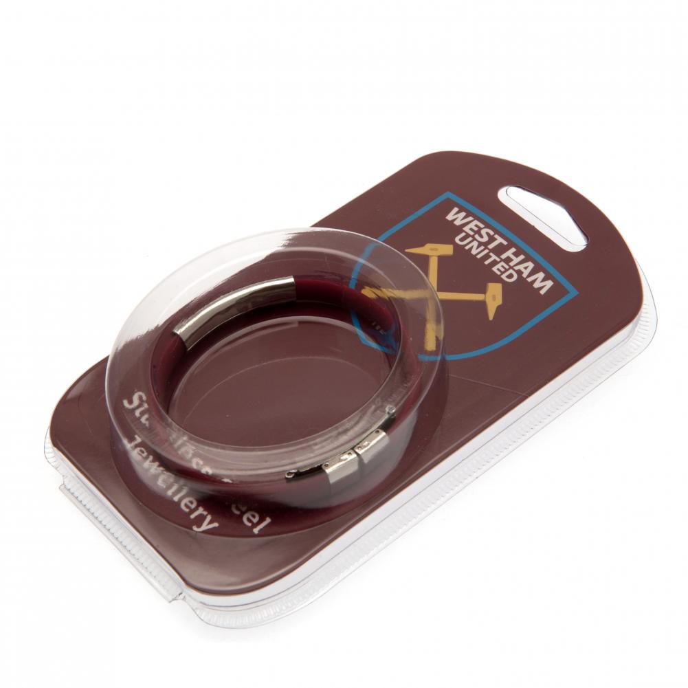 West Ham United FC Colour Silicone Bracelet - Shop Jewellery At Gift Moments - 1