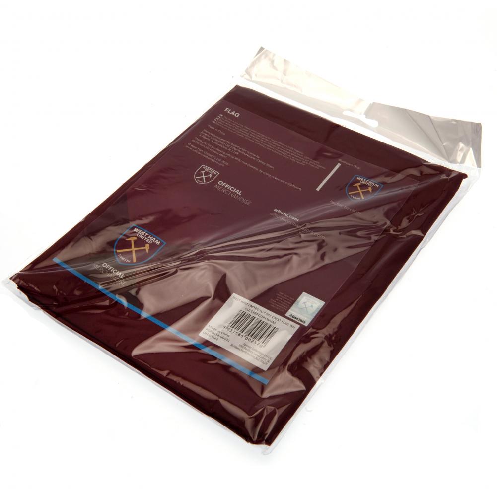 West Ham United FC Core Crest Flag: 4 - Flags & Banners By West Ham United