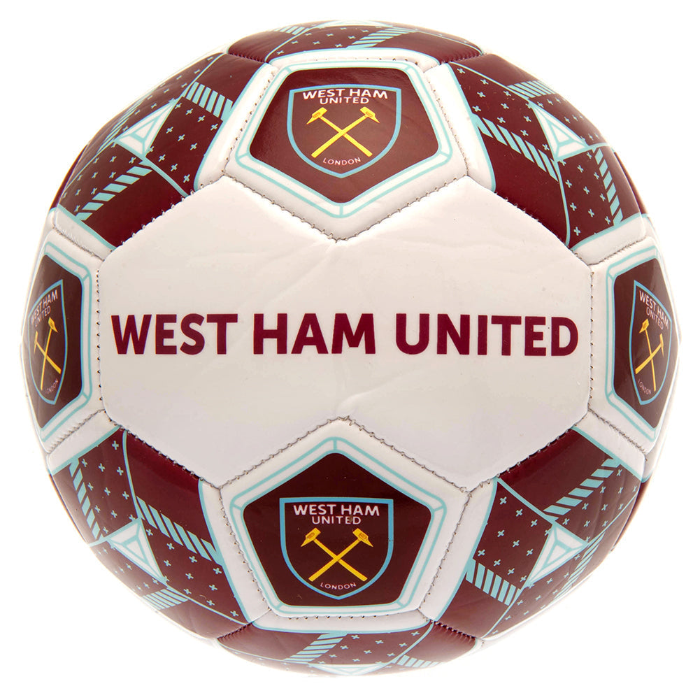 West Ham United FC Hex Size 3 Football: 2 - Balls By West Ham United