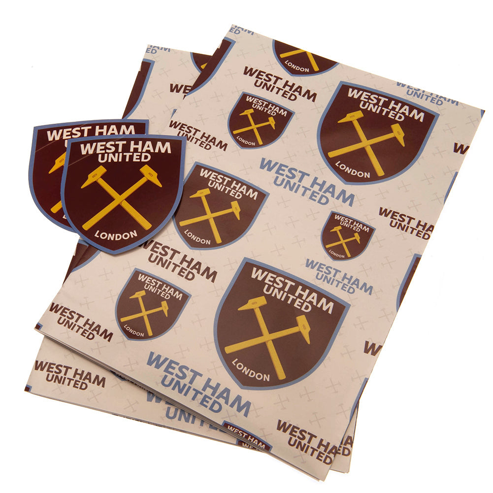 West Ham United FC Text Gift Wrap: 1 - Gift Wrap & Bags By West Ham United