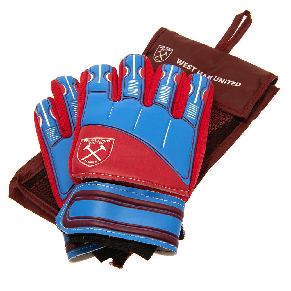 West Ham United FC Delta Goalkeeper Gloves Yths - Shop Gloves At Gift Moments - 1