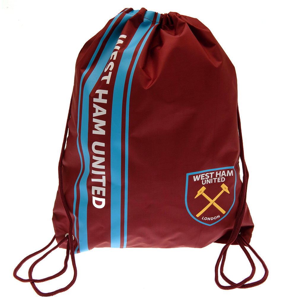 West Ham United FC Stripe Gym Bag: 1 - Bags By West Ham United