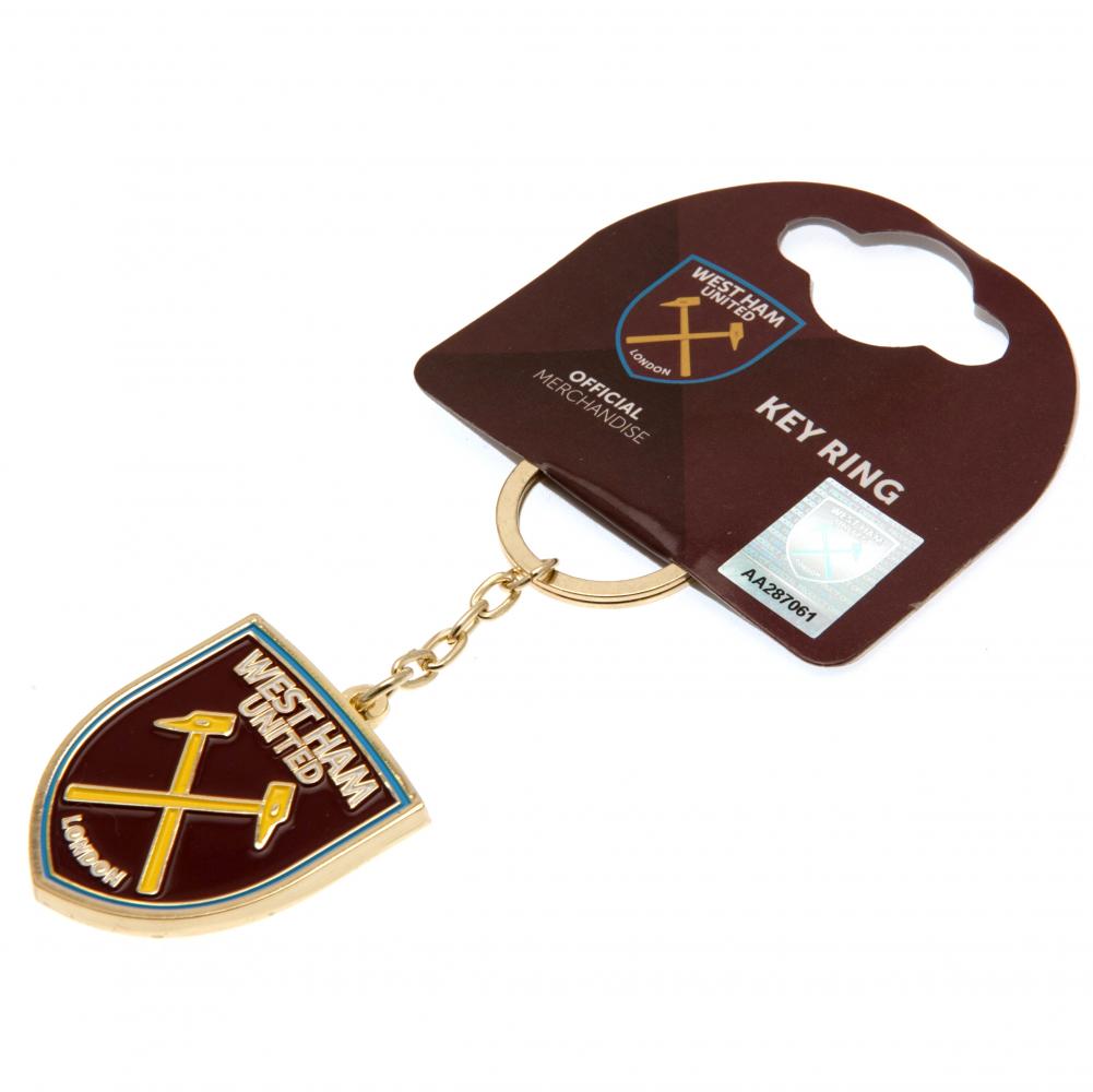West Ham United FC Crest Keyring: 1 - Keyrings By West Ham United