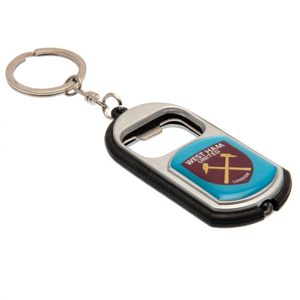 West Ham United FC Keyring Torch Bottle Opener: 3 - Keyrings By West Ham United