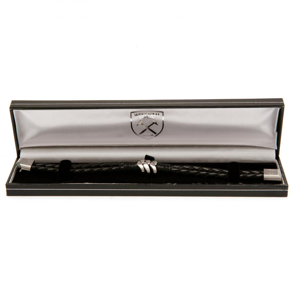 West Ham United FC Leather Bracelet - Shop Jewellery At Gift Moments - 3