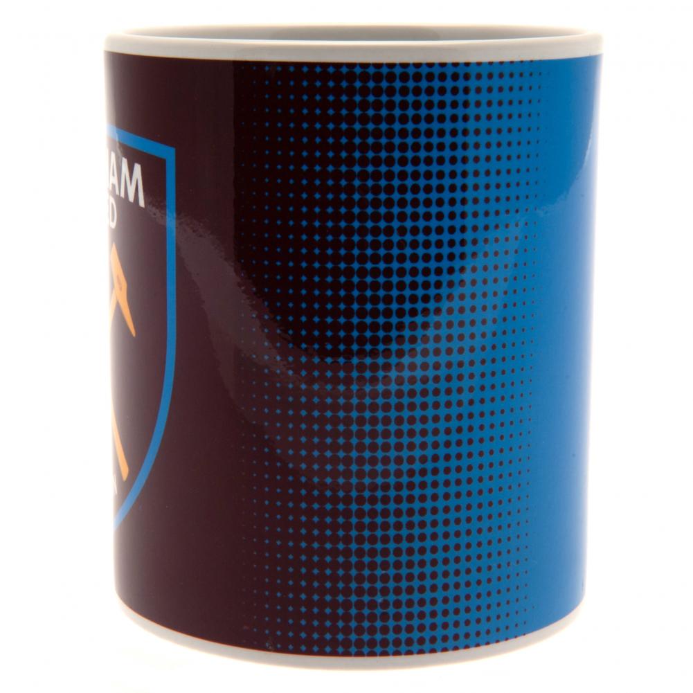 West Ham United FC Halftone Mug: 2 - Mugs By West Ham United