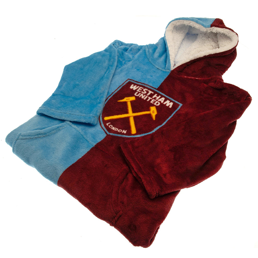 West Ham United FC Poncho Blanket Adults - Shop Blankets At Gift Moments - 2