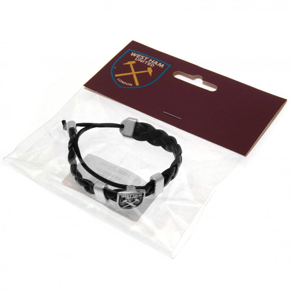 West Ham United FC PU Slider Bracelet - Shop Jewellery At Gift Moments - 3