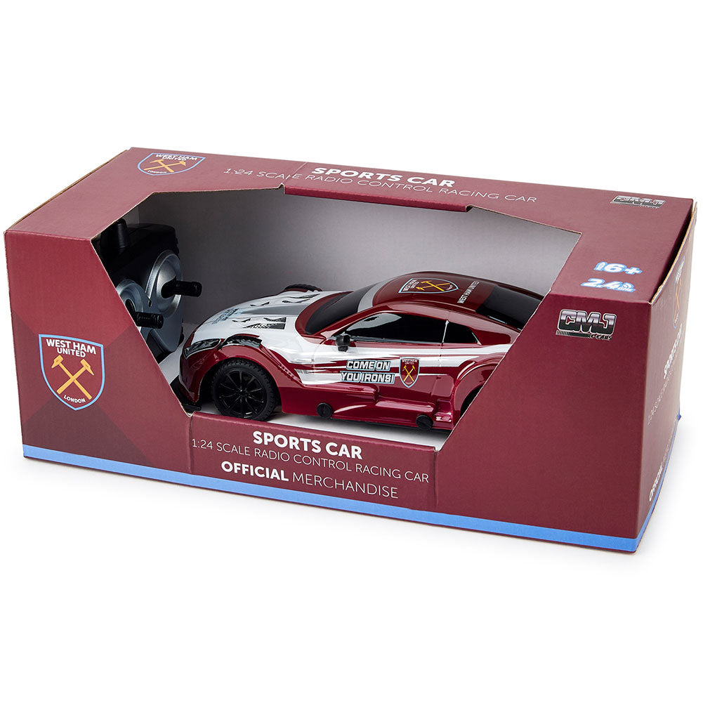 West Ham United FC Radio Control Sportscar 1:24 Scale: 7 - Toys By West Ham United