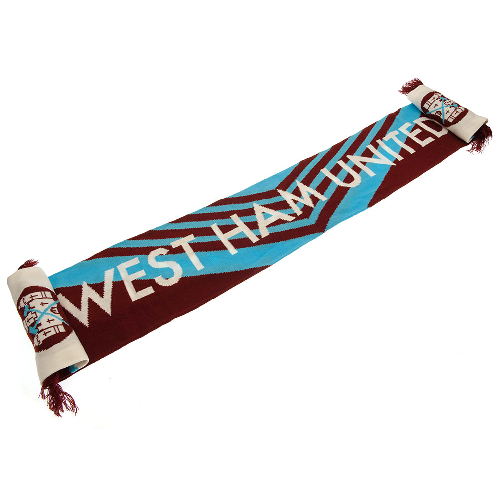 West Ham United FC Retro 1976 Scarf - Shop Scarves At Gift Moments - 1