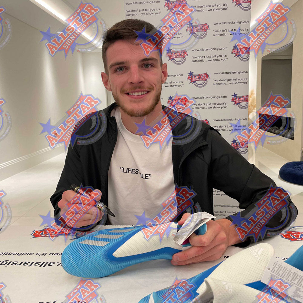 West Ham United FC Rice Signed Boot (Framed): 2 - Signed Memorabilia By West Ham United