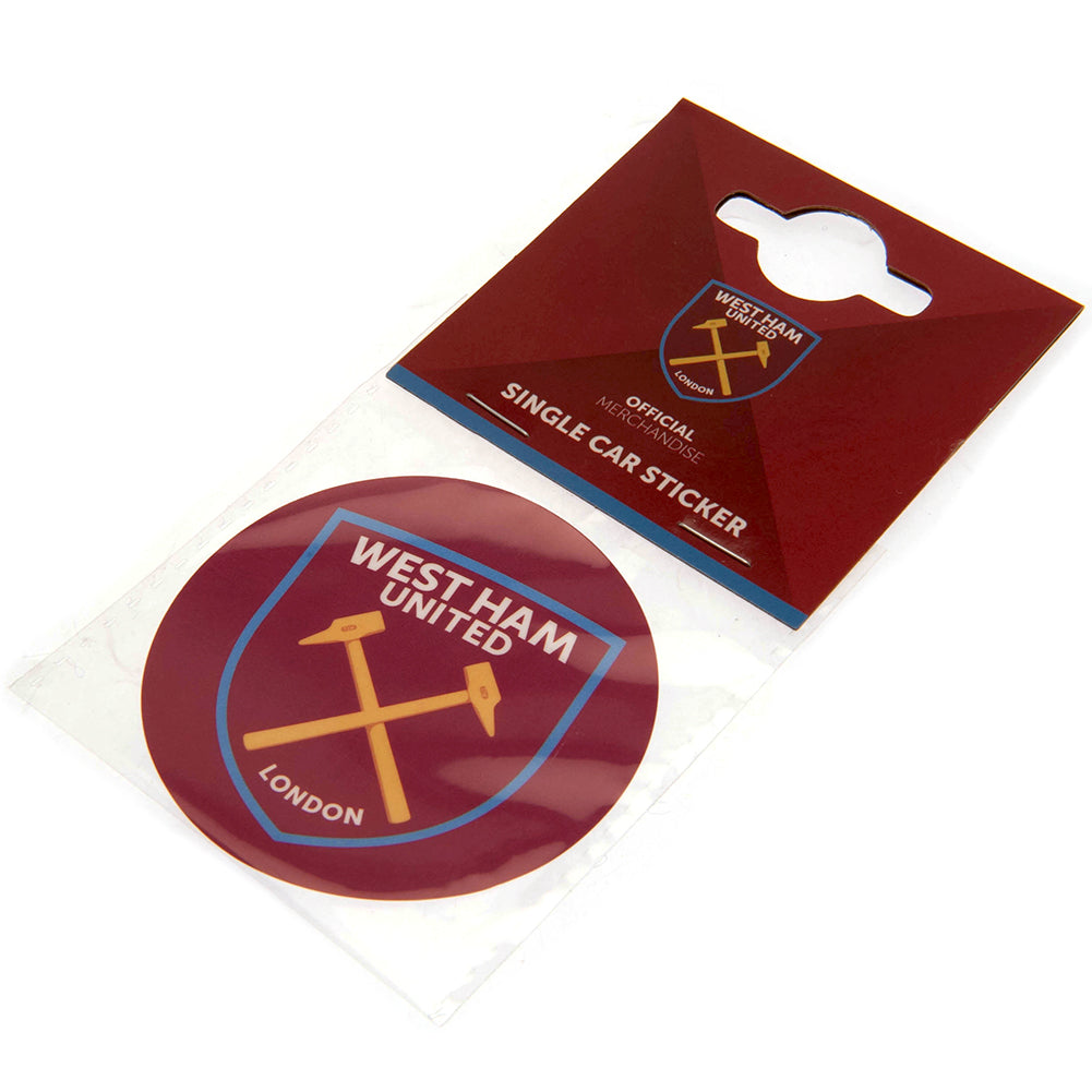 West Ham United FC Crest Car Sticker: 3 - Car Accessories By West Ham United