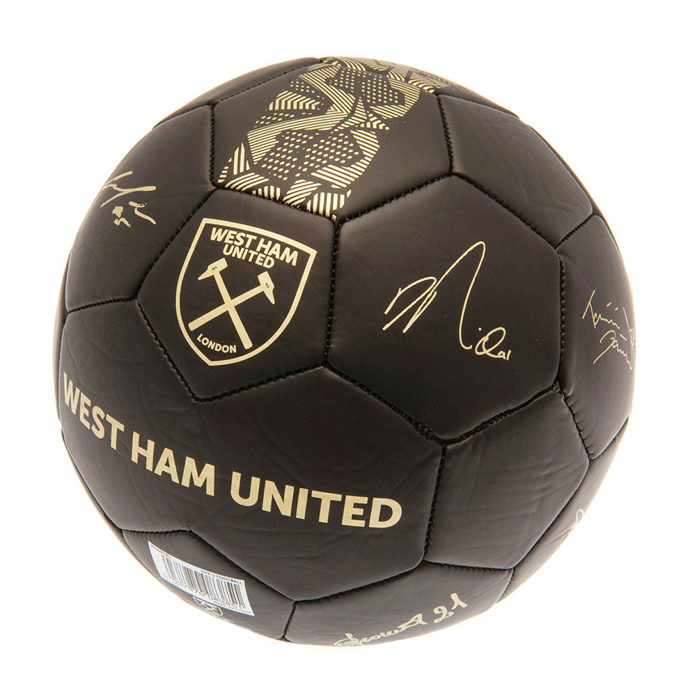 West Ham United FC Sig Gold Phantom Skill Ball - Shop Balls At Gift Moments - 2
