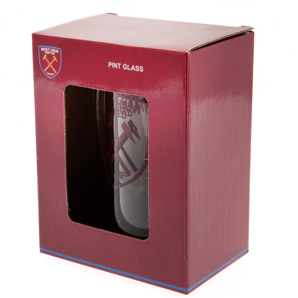West Ham United FC Stein Glass Tankard: 3 - Glassware By West Ham United
